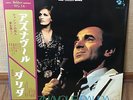 AZNAVOUR & DALIDA  JAPAN ISSUE LP w/BOOKLET, OBI.  NAX-014  NM WAX