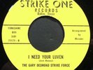 Garage: GARY DESMOND STRIKE FORCE I Need Your Luven 45 JACK STARR mp3 LISTEN
