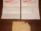 THE BEATLES OFFICIAL FAN CLUB YORKSHIRE AREA SECRETARY LETTER 1967 W/ ENVELOPE