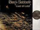 BLACK SABBATH live at last (1st uk press) LP EX/VG- BS 001 heavy metal 1980