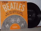 BEATLES - All you need is love - Rare Norwegian PS R.5620 Parlophone