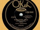 JAZZ 78 : LOUIS ARMSTRONG ON OKEH ELECTRIC 41454 IN E- CONDITION
