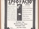 IPSO FACTO Noir Dior - Original UK 7
