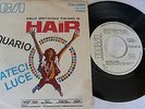 OST  DALLO SPETTACOLO ITALIANO DI HAIR  (BERTE' RENATO ZERO)  45 GIRI  