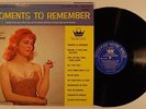 Moments to Remember LP NM Tina Louise cover Pop Jazz Waldorf Music MHK 33-1239