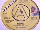 THE AGENTS   TROUBLE ** 1979 GRAPEVINE 45 DEMO