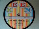 1958 R&B Doo Wop 78 rpm SAM COOKE Love You Most of All / Blue Moon  KEEN 4-2008
