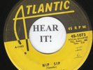 The Clovers DOO WOP 45 (Atlantic 1073) Nip Sip / If I Could Be Loved By You  VG+