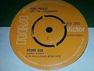 ELVIS PRESLEY Hound Dog / Blue Suede Shoes UK 1969 ORIG RCA 1095  Orange Label