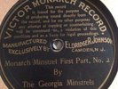 Pre-Dog Victor Monarch 78 RPM The Georgia Minstrels - First Part No 2 3036 V+