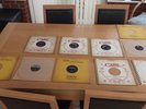 Seven Vintage 78 rpm Records With Covers-Elvis-Johnny Cash-Sinatra-Etc-VGC