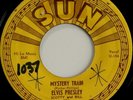 ORIGINAL ROCKABILLY 45 / ELVIS PRESLEY / SUN 223 / MYSTERY TRAIN / I FORGOT