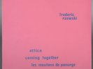 Org FREDERIC RZEWSKI Attica/Coming Together LP Avant Garde Experimental Opus One