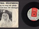 ABBA AGNETHA FÄLTSKOG EN SÅNG OM SORG OCH GLÄDJE - RARE 1973 SWEDEN 45 7