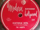 The Cadets cover Elvis Presley on 78 rpm Heartbreak Hotel Church Bells May Ring