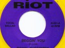Sweet Soul 45 ROYAL CHESSMEN Beggin' You/RICHARD & JERRY This Thing Called Love