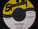 LI'L MILLET & CREOLES: Rich Woman / Hopeless Love 45 (later press) Blues & R&B