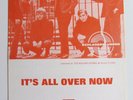THE ROLLING STONES  SWEDISH SONG SHEET / SHEET MUSIC   ITS ALL OVER NOW