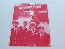 THE ROLLING STONES   SWEDISH SONG SHEET / SHEET MUSIC  NO EXPECTATIONS