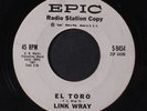 LINK WRAY & WRAYMEN: El Toro / Tijuana 45 (dj, so close to M- ) Oldies