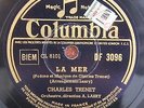 78 RPM CHARLES TRENET la mer COLUMBIA DF 3096 FRANCE 10