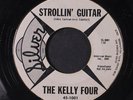 KELLY FOUR: Strollin' Guitar / Guybo 45 (dj, wol, w/ Eddie Cochran, plays well)