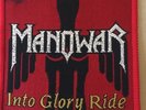 Original MANOWAR Into Glory Ride 1980's Sew on Badge / Patch