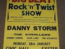 Danny Storm & Strollers/Johnny Cordell/Dave Lane/Atlantics 1963 Concert Poster