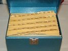 1950's Blue Metal Case with (50+) Vintage 45-rpm Records - Indexed 45's LISTED