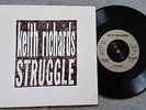 KEITH RICHARDS (ROLLING STONES) –‘’STRUGGLE’’ PROMO VINYL SINGLE + FREE SET LIST
