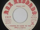 Crossover Soul/Funk 45 - Exit - I Wanna Be Close To You - Rex - mp3 - rare