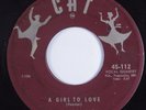 Doo Wop R&B 45 CHORDCATS A Girl To Love CAT HEAR
