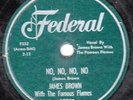 78-ROCK/DOO-WOP-JAMES BROWN/FAMOUS FLAMES-NO NO NO/HOLD MY BABY'S HAND- FEDERAL