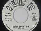 Northern/Deep Soul 45 - Eugene Evans - Don't Do It Now - Hollywood - VG+ mp3