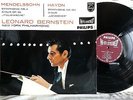 MENDELSSOHN HAYDN Symphony 4 /104 Bernstein 1st Philips Hifi stereo 835523 AY