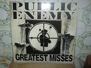 PUBLIC ENEMY greatest misses  1992 GREEK 2 LP VINYL DEF JAM HIP-HOP
