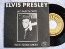 ELVIS PRESLEY BLUE SUEDE SHOES MY BABY'S GONE SUN 521 W/PS NM