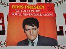Elvis Presley 45 Record 47-9600 We Call on Him / You'll Never Walk Alone N MINT