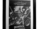 MOTORHEAD+Bomber Album+POSTER+AD+RARE ORIGINAL 1979+FRAMED+EXPRESS GLOBAL SHIP