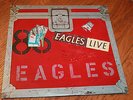 1980 The Eagles LIVE  Double LP Album & Original Concert Poster Asylum Records