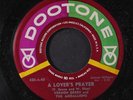 VERNON GREEN & MEDALLIONS: A Lover's Prayer / Unseen 45 (R&B dance floor crushe
