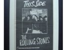 ROLLING STONES+Miss You+POSTER+AD+RARE ORIGINAL 1978+FRAMED+EXPRESS+GLOBAL SHIP