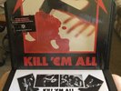 Metallica KILL 'EM ALL Half Speed Mastered In Shrink w/Hype & Insert EX VINYL
