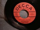 Little Charles & Sidewinders 45rpm DECCA dj  'Talkin' About You, Babe'  'A Taste