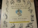 Alice's Adventures in Wonderland Complete w/book Cyril Ritchard Riverside SDP 22