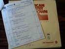 AMERICAN COUNTRY COUNTDOWN LP with BOB KINGSLEY ABC RADIO #c863-5 8/2/86