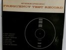 CBS Laboratories Rare Technical Test Record LP  - Frequency Record Stereophonic