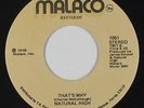 70s Soul 45 - Natural High - That's Why - Malaco - VG+ mp3