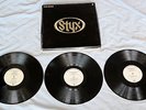 INSANELY RARE 3 PROMO WHITE LABEL LPs RECORDS STYX RADIO SPECIAL 1ST PRESS VINYL