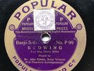 JOHN PIDOUX - Ragtime Banjo solo - ‘REDWING’ ON 1911 POPULAR 78